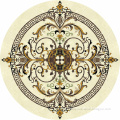 Custom waterjet marble  inlay medallion for flooring